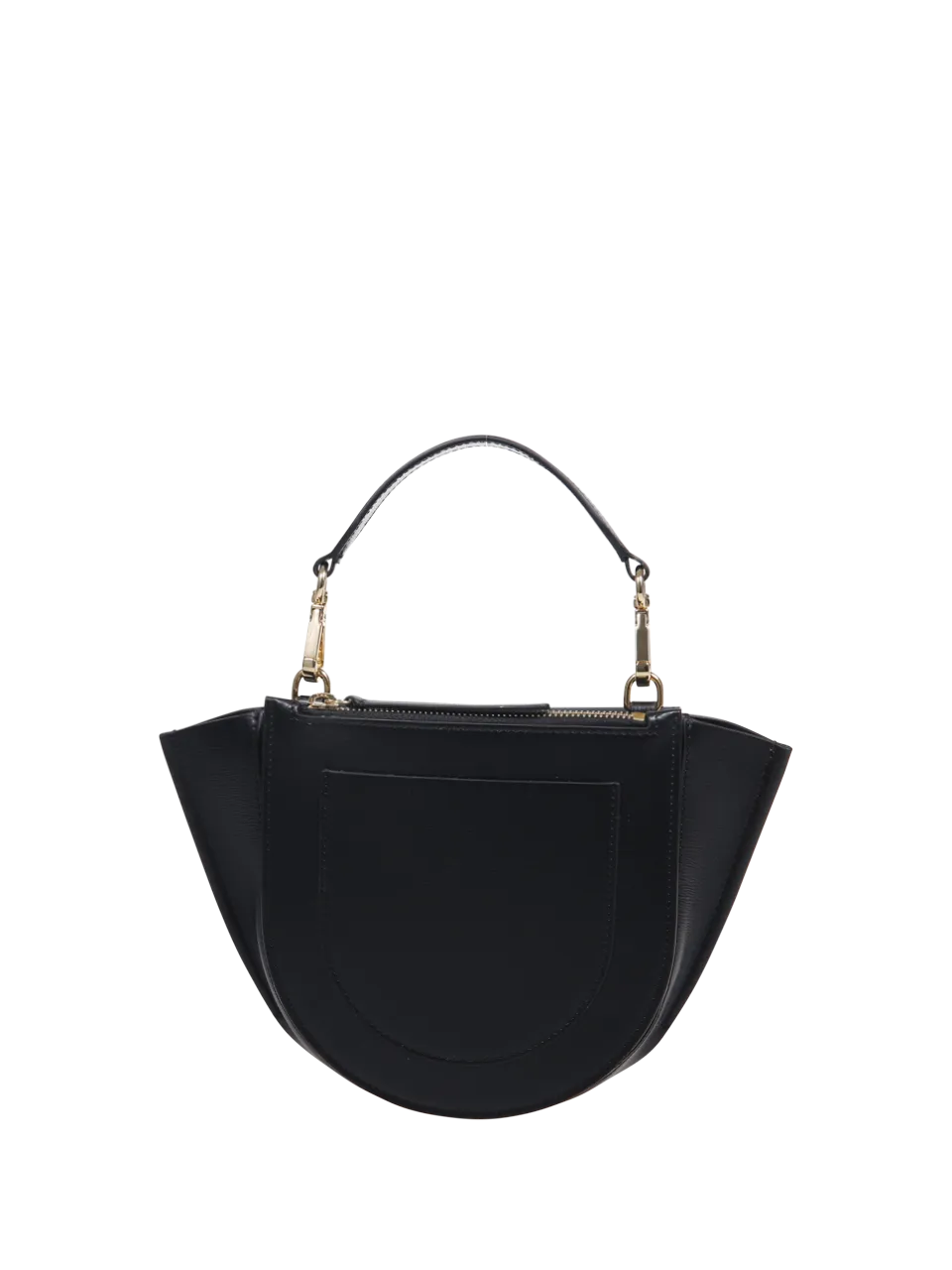 WOMAN WANDLER BLACK CALF LEATHER HORTENSIA MINI BAG