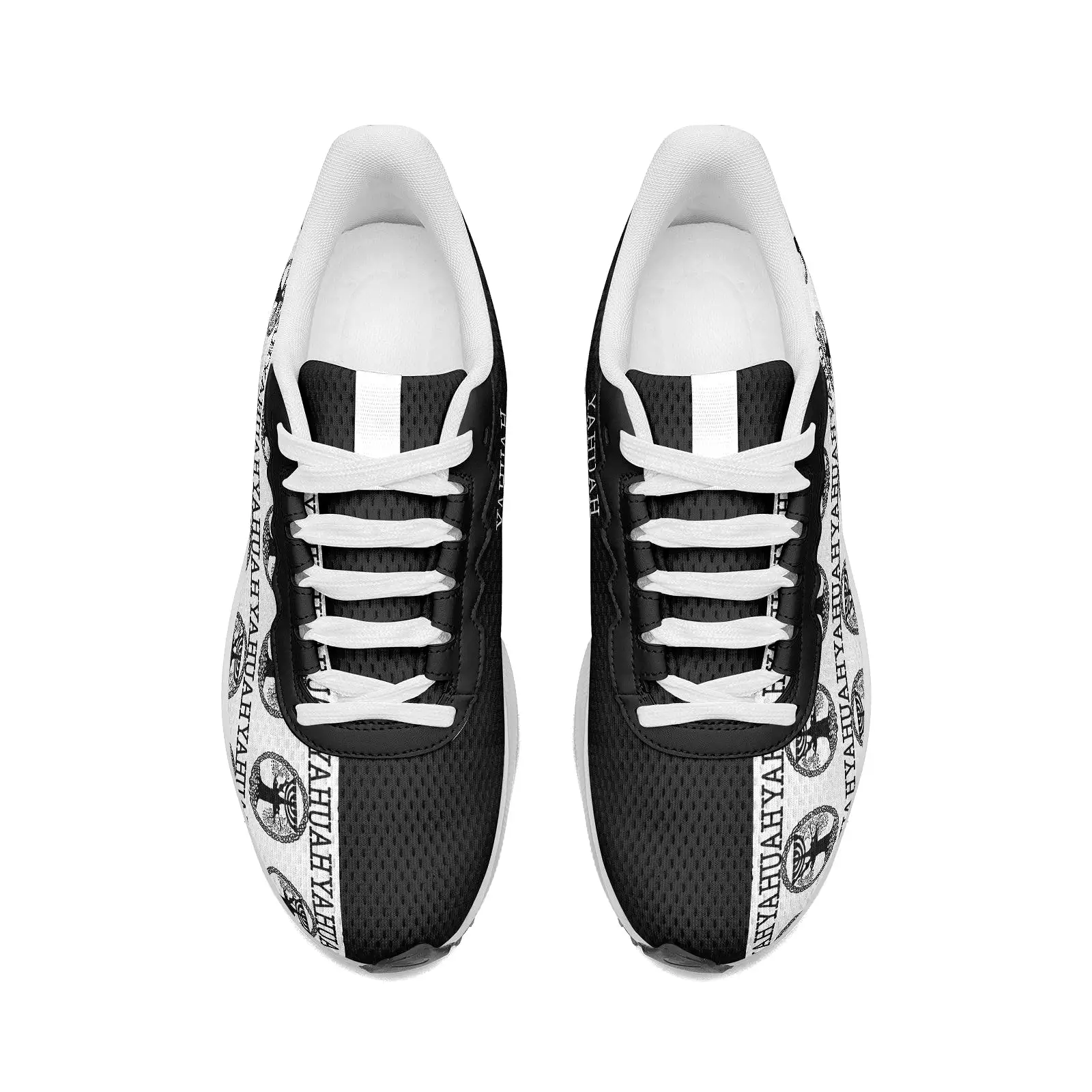 Yahuah-Tree of Life 02-06 Yin Yang Unisex Mesh Tech Performance Running Shoes